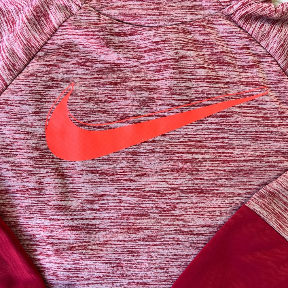 Nike Red and white dri fit Hoodie size XL - Picture 2 of 10